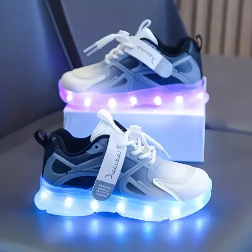 Baskets lumineuses rechargeables pour enfants – idéales pour jeux et danse nocturne