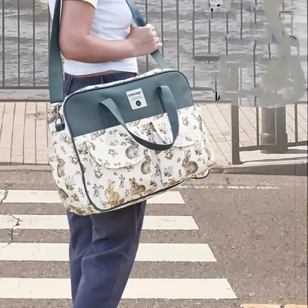 Sac à langer bandoulière multifonction – design pratique pour mamans organisées