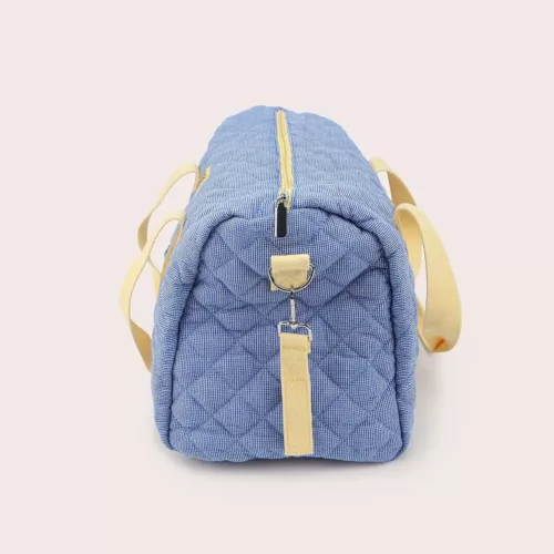Sac à langer matelassé multifonction – tissu teddy lavable, grande capacité