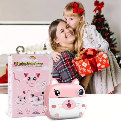 Appareil photo instantané enfant – numérique, rechargeable avec écran LCD