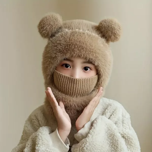 Ensemble hiver enfant 3 pièces – bonnet, écharpe et cache-cou doux et chaud