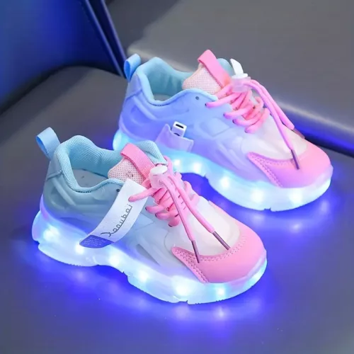 Baskets lumineuses rechargeables pour enfants – idéales pour jeux et danse nocturne