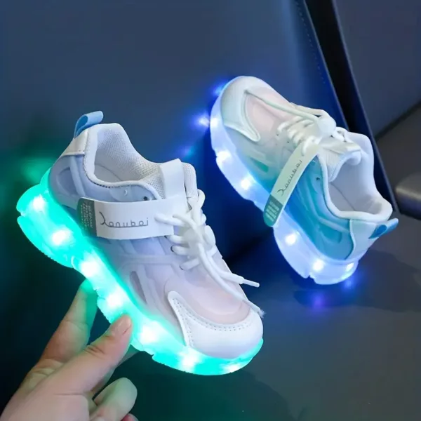 Baskets lumineuses rechargeables pour enfants – idéales pour jeux et danse nocturne