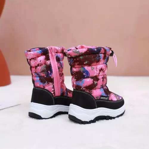 Bottes de neige fille mi-mollet imperméables intérieur doux antidérapantes hiver