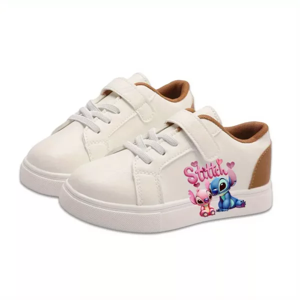 Baskets fille motif dessin animé – chaussures loisirs confort pour enfants et ados