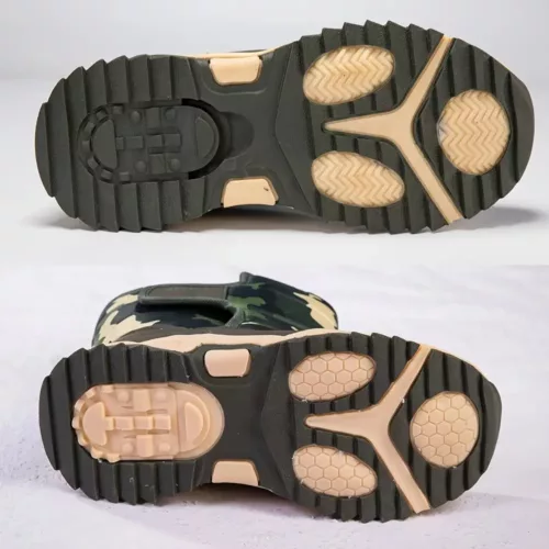 Bottes de neige enfant imperméables doublées chaud - camouflage hiver unisexe