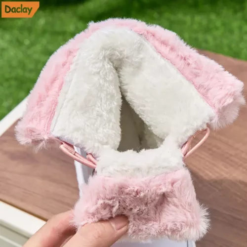Bottes de neige montantes enfant imperméables – intérieur chaud et antidérapantes