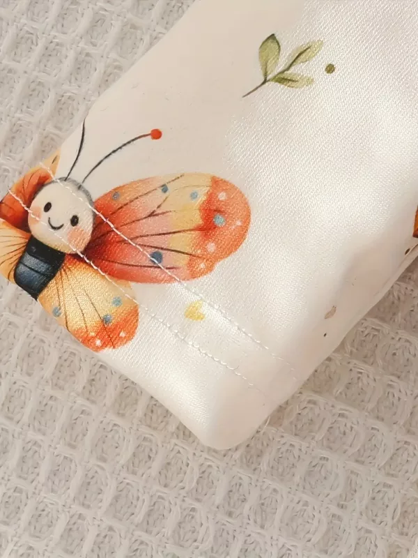 Ensemble naissance bébé fille en velours avec robe, haut volanté et bandeau