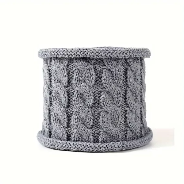Ensemble bonnet et écharpe bébé tricoté – hiver chaud et doux 2 pièces