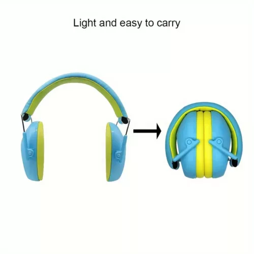 Casque antibruit enfant pliable – protection auditive confort usage scolaire