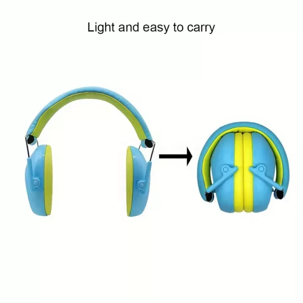 Casque antibruit enfant pliable – protection auditive confort usage scolaire