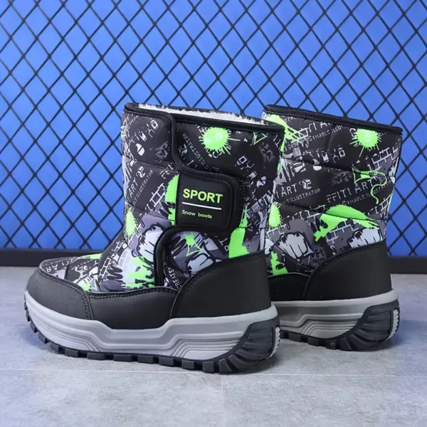Bottes de neige enfant imperméables et chaudes – antidérapantes et confort outdoor