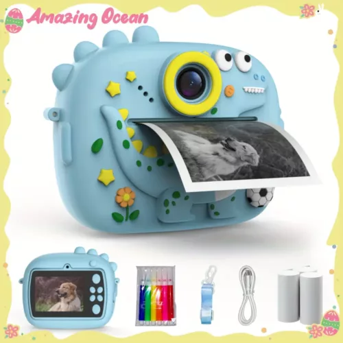 Appareil photo instantané pour enfant – Jouet numérique avec impression intégrée