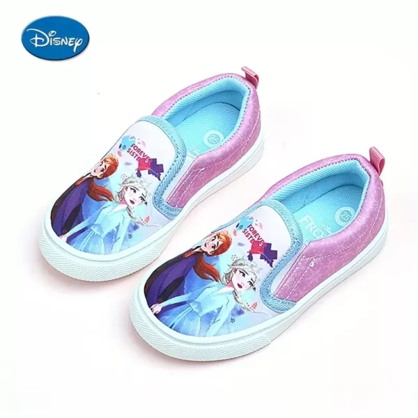 Baskets filles à enfiler style Disney Princess – confort léger et facile à porter
