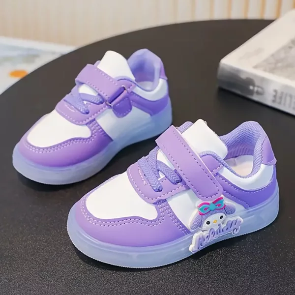 Sneakers LED fille à motif Hello Kitty – baskets lumineuses rechargeables