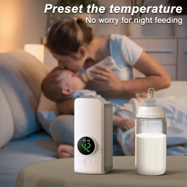Bouteille chauffante portable USB – idéale pour voyage, bureau ou extérieur