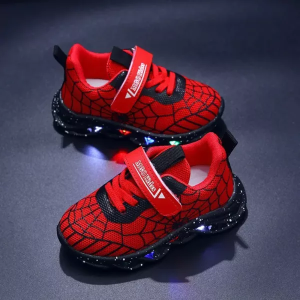 Baskets LED enfants – chaussures lumineuses rechargeables pour garçon sporty