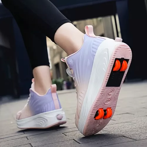 Patins à roulettes rétractables pour enfants – usage facile et design sportif