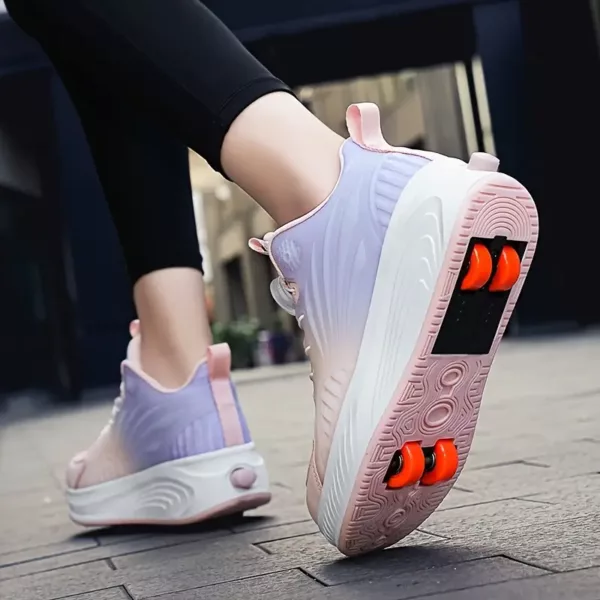 Patins à roulettes rétractables pour enfants – usage facile et design sportif
