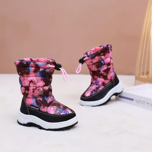 Bottes d'hiver fille avec fermeture éclair et boucle – intérieur chaud doublé