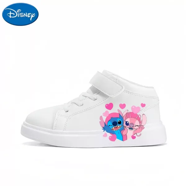 Baskets légères Disney Stitch – chaussures respirantes à motif cœur pour enfants