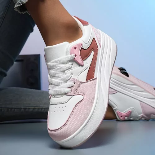 Patins à roulettes rétro unisexe – style vintage pour loisirs et débutants
