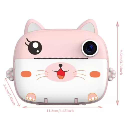 Appareil photo instantané enfant – numérique, rechargeable avec écran LCD