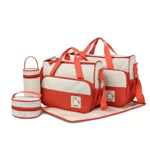 Lot de 5 sacs à langer multifonction – bandoulière pratique et grande capacité