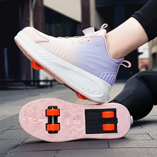 Patins à roulettes rétractables pour enfants – usage facile et design sportif