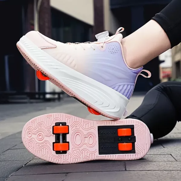 Patins à roulettes rétractables pour enfants – usage facile et design sportif