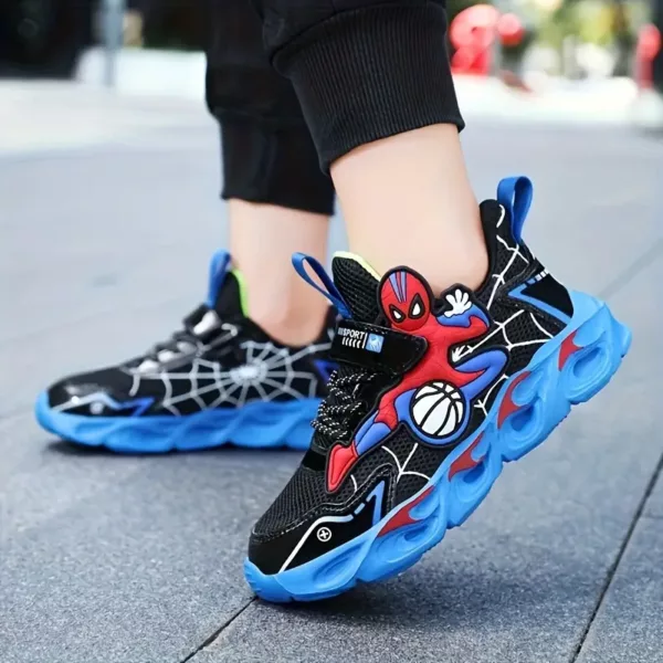 Baskets garçon Spider-Man – sneakers légères motif héros Marvel confortables