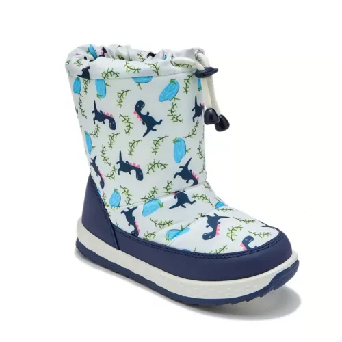Bottes de neige montantes enfant imperméables doublées fourrure antidérapantes
