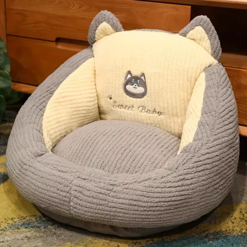Coussin ergonomique en velours doux pour chaise de bureau ou siège d'étude