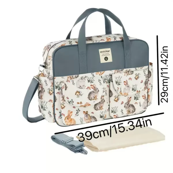 Sac à langer bandoulière multifonction – design pratique pour mamans organisées