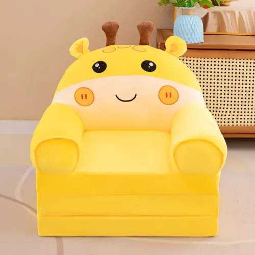 Tabouret pliant 3 en 1 design doux – coussin lavable et assise confortable