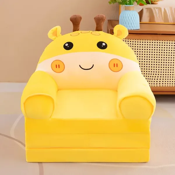 Tabouret pliant 3 en 1 design doux – coussin lavable et assise confortable