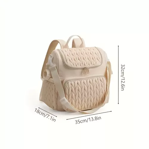 Sac à dos à langer multifonction – grande capacité et fixation poussette