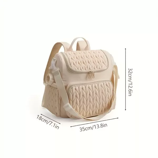 Sac à dos à langer multifonction – grande capacité et fixation poussette
