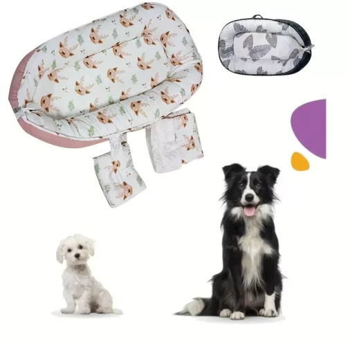Canapé pour animaux en peluche douce – couchage confortable pour chat et petit chien
