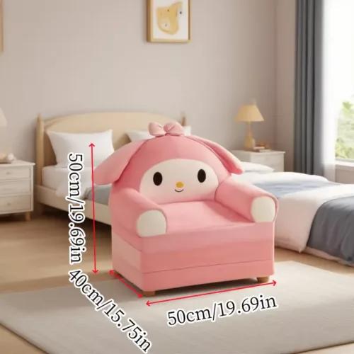 Matelas tatami pliable style japonais en plume avec motif Kuromi dessins animés