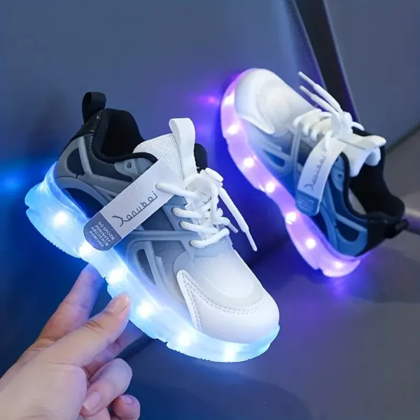 Baskets lumineuses rechargeables pour enfants – idéales pour jeux et danse nocturne