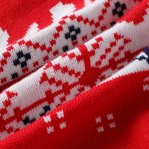 Pull de Noël enfant tricoté motif renne – doux, festif et chaud pour l’hiver