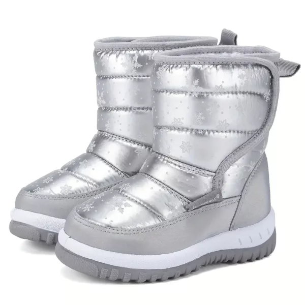 Bottes de neige enfant imperméables doublées fourrure – hiver mixte chaud antidérapant