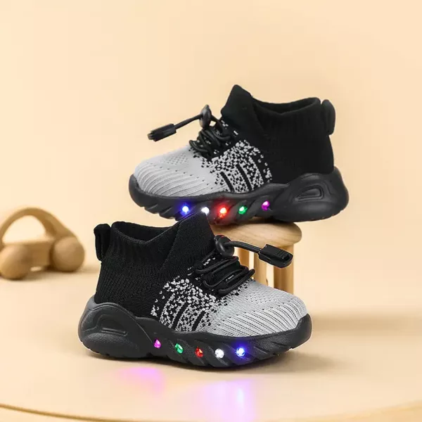 Baskets lumineuses fille – chaussures confort marche stylées 2025