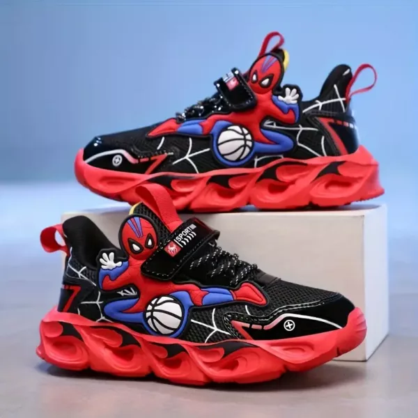 Baskets garçon Spider-Man – sneakers légères motif héros Marvel confortables