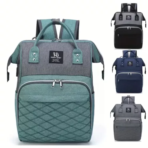 Sac à dos à langer multifonction bébé – Compartiments isothermes et résistants