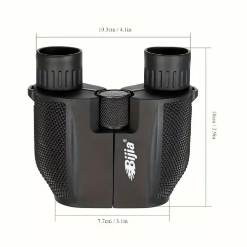 Jumelles compactes étanches 10x25 – haute précision pour chasse et nature