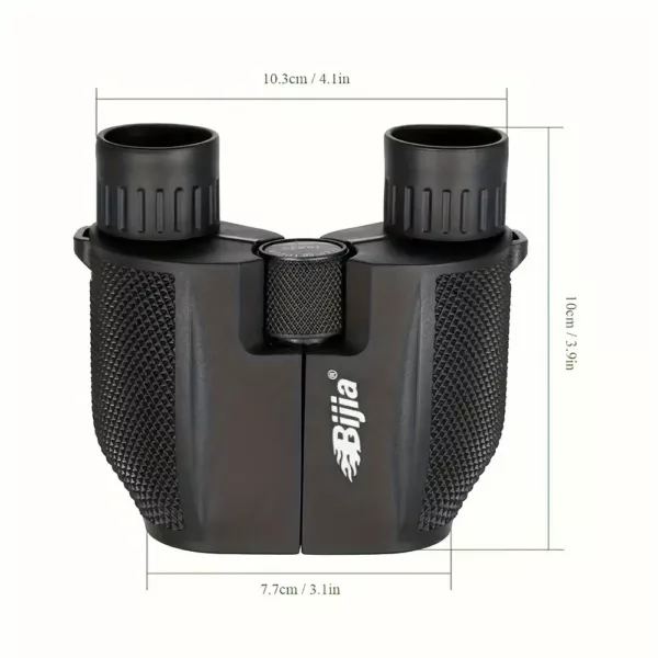 Jumelles compactes étanches 10x25 – haute précision pour chasse et nature
