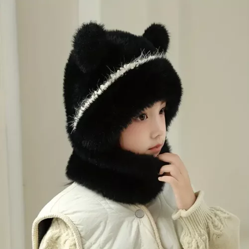 Ensemble hiver enfant 3 pièces – bonnet, écharpe et cache-cou doux et chaud