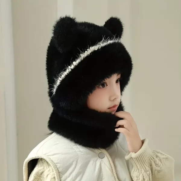 Ensemble hiver enfant 3 pièces – bonnet, écharpe et cache-cou doux et chaud